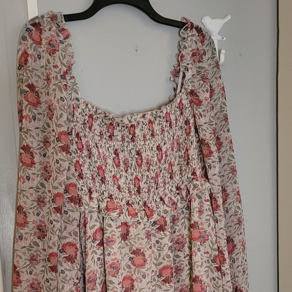 Plus Juniors Long Sleeve Dress